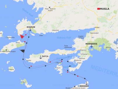 Bodrum South Dodecanese Bodrum Route Itinerary