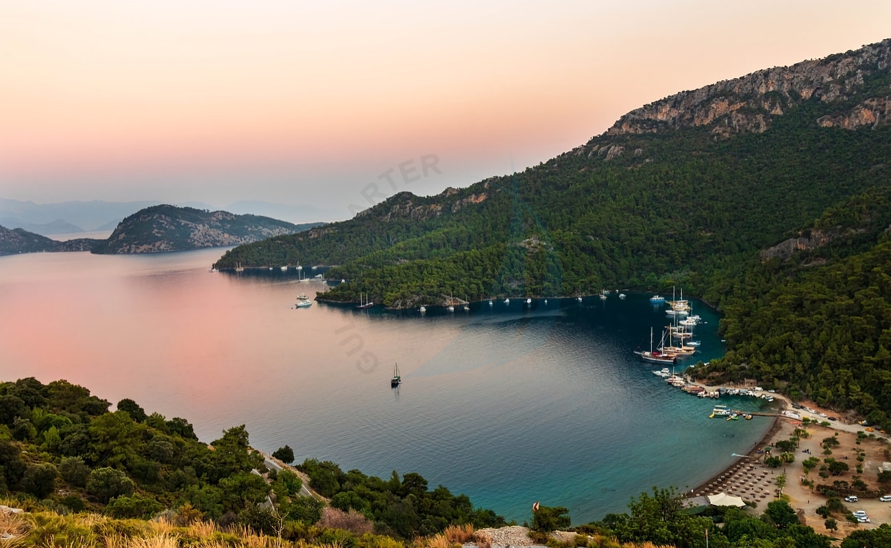 Sarsala Bay Gocek - Gulet Charter Official Website Sarsala Bay Gocek